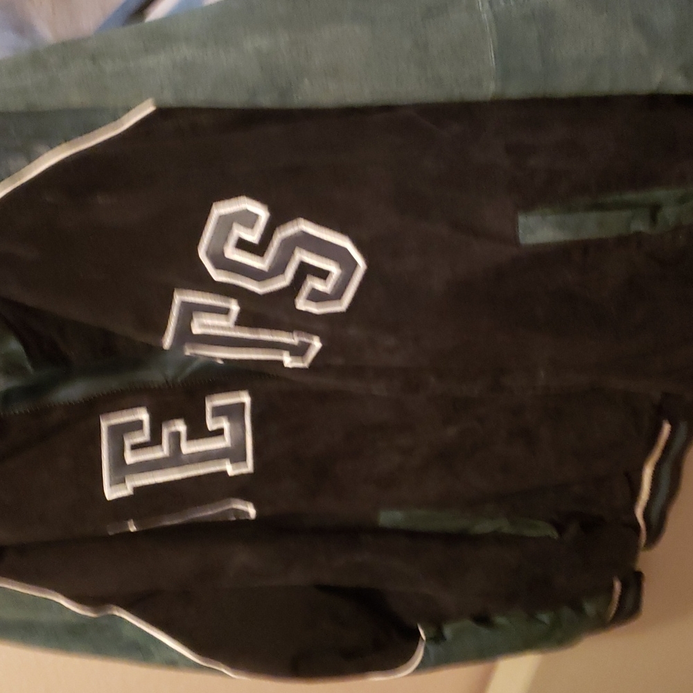 Mens suede Jets jacket